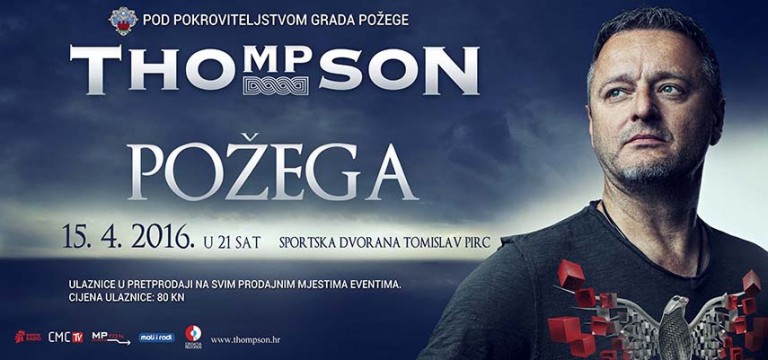 Thopson koncert, najava za 15.4.2016. 1a