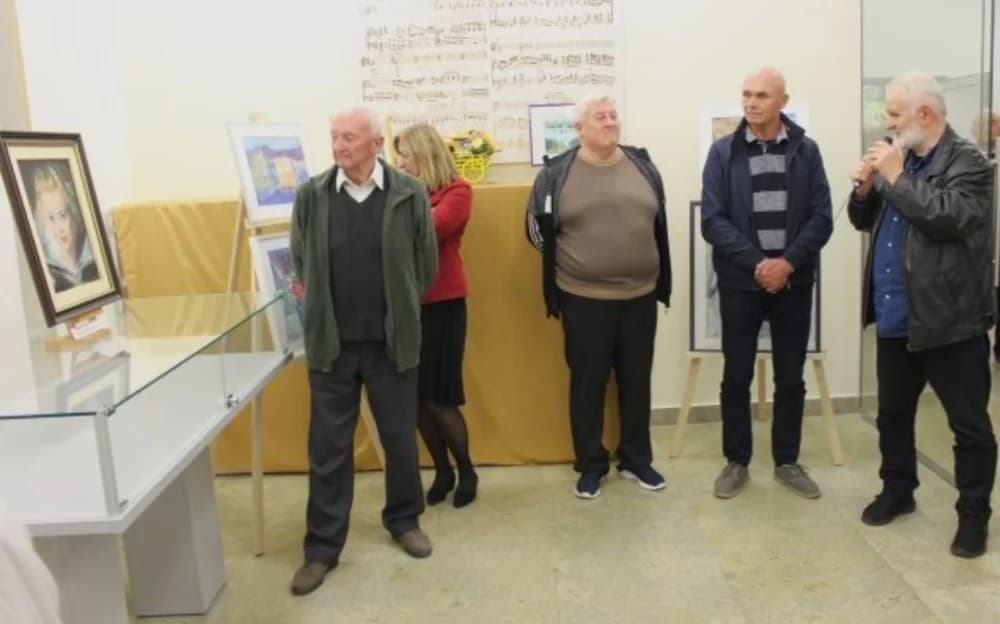 U pleterničkoj Knjižnici i čitaonici otvorena izložba slika Mladena Mitara i održane dvije kazališne predstave