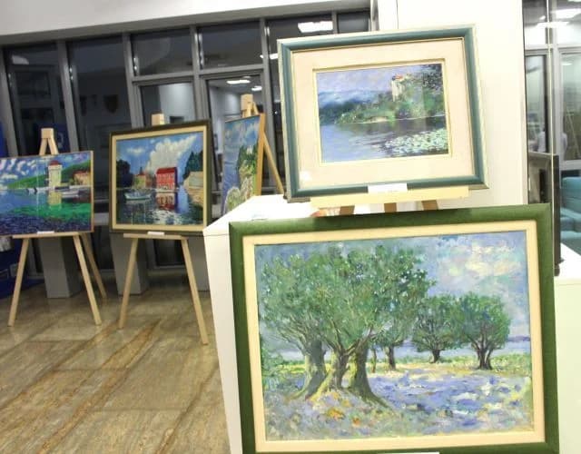 U pleterničkoj Knjižnici i čitaonici otvorena izložba slika Mladena Mitara i održane dvije kazališne predstave