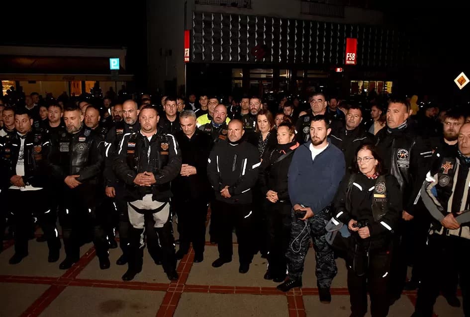 [FOTOGALERIJA] Moto karavana “Zajedno u ratu, zajedno u miru” stigla u Požegu