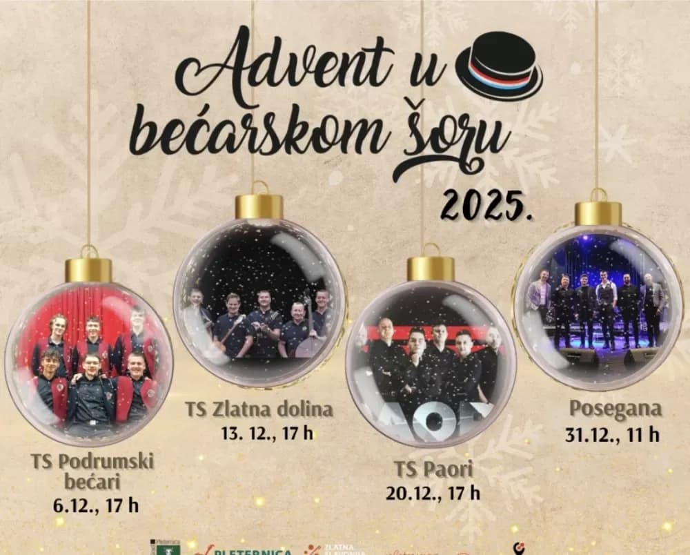 Advent u bećarskom šoru ponovno donosi blagdansku čaroliju u Pleternicu