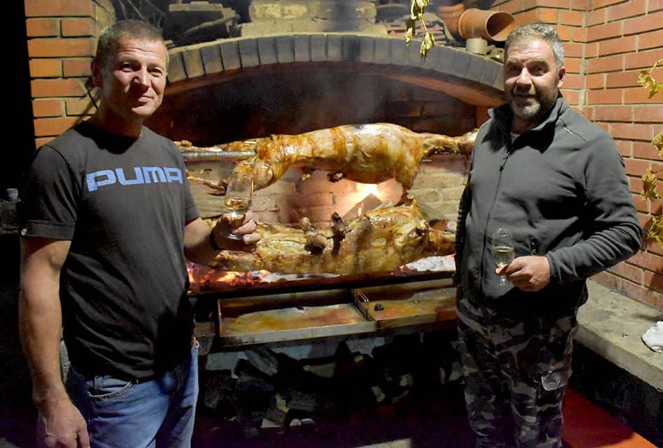 Ovogodišnji vinski kum Petar Mirković, Enjingijev poslovni partner