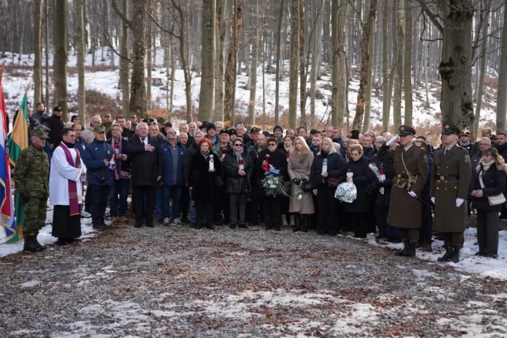 U šumskoj tišini Papuka ponovno izgovorena imena 11 hrvatskih heroja