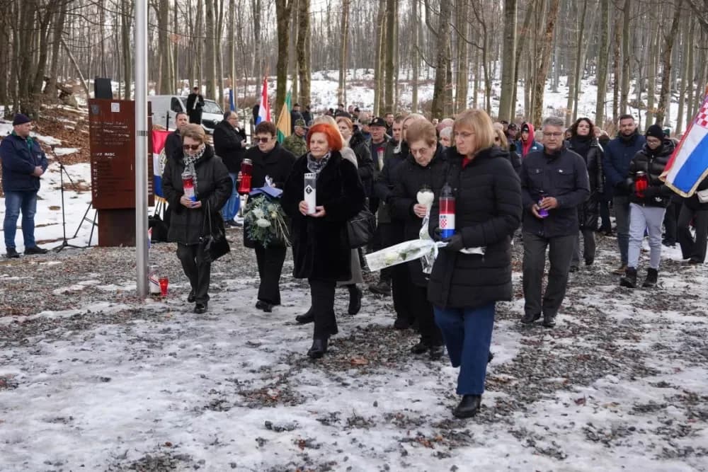 U šumskoj tišini Papuka ponovno izgovorena imena 11 hrvatskih heroja