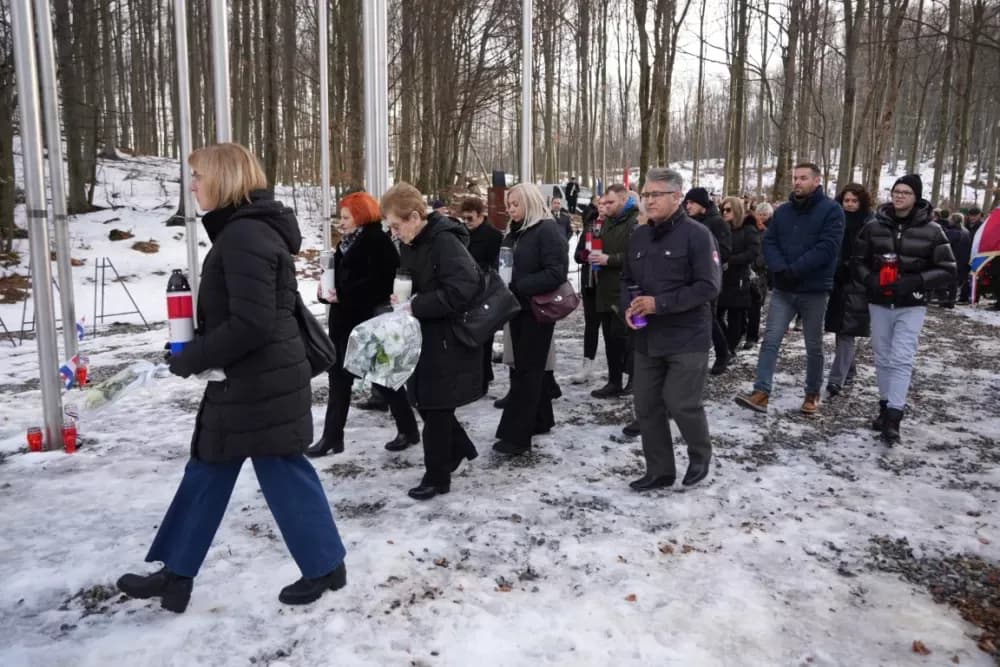 U šumskoj tišini Papuka ponovno izgovorena imena 11 hrvatskih heroja