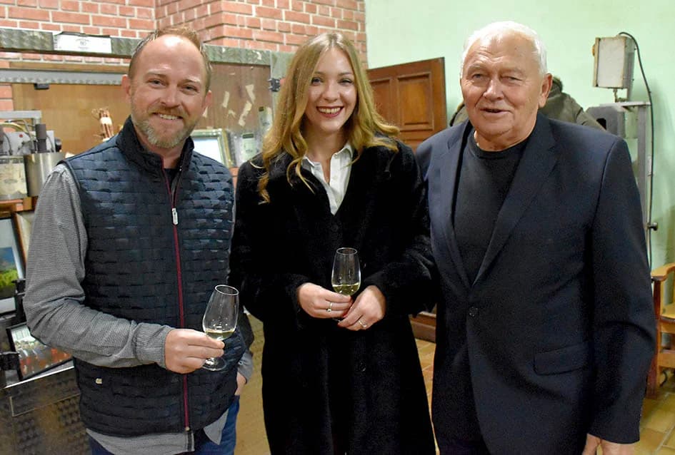 Ovogodišnji vinski kum Petar Mirković, Enjingijev poslovni partner