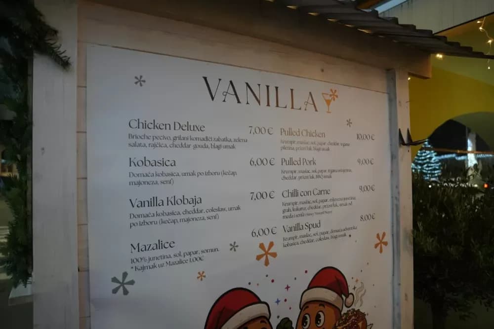 Gurmanski duh Božića sa ponudom novih delicija Festive Point Vanilla