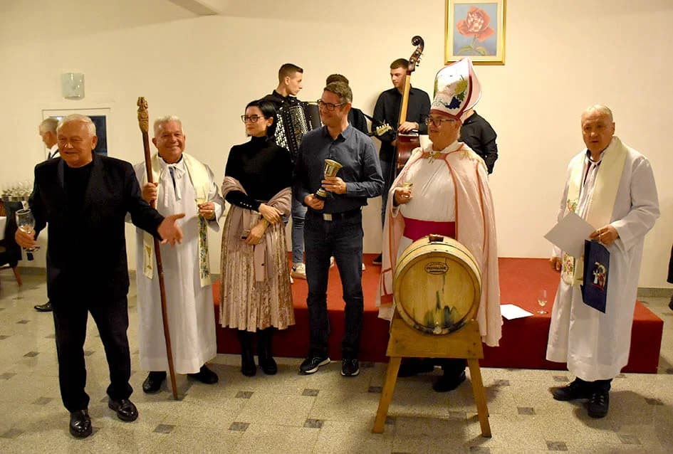 Ovogodišnji vinski kum Petar Mirković, Enjingijev poslovni partner