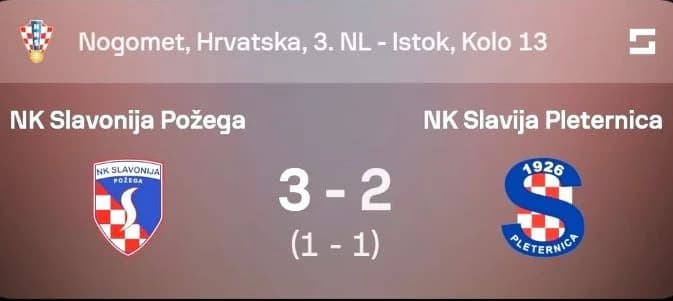 U županijskom derbiju pobjeda Slavonije protiv Slavije