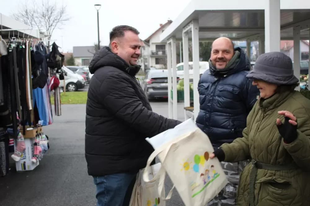 Blagdanski znak pažnje za zakupce požeške tržnice