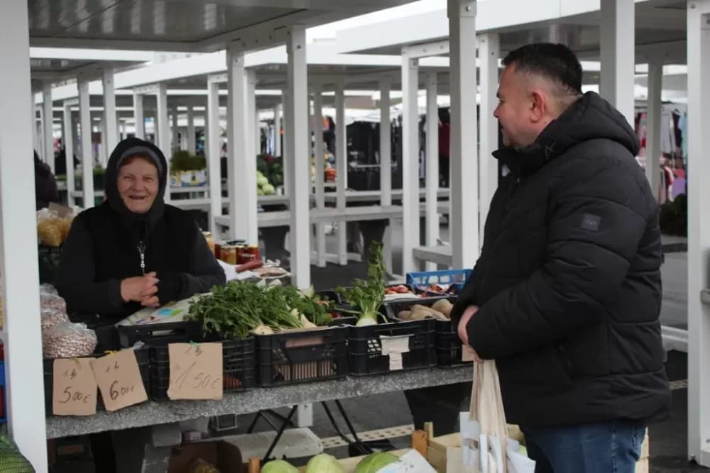 Blagdanski znak pažnje za zakupce požeške tržnice