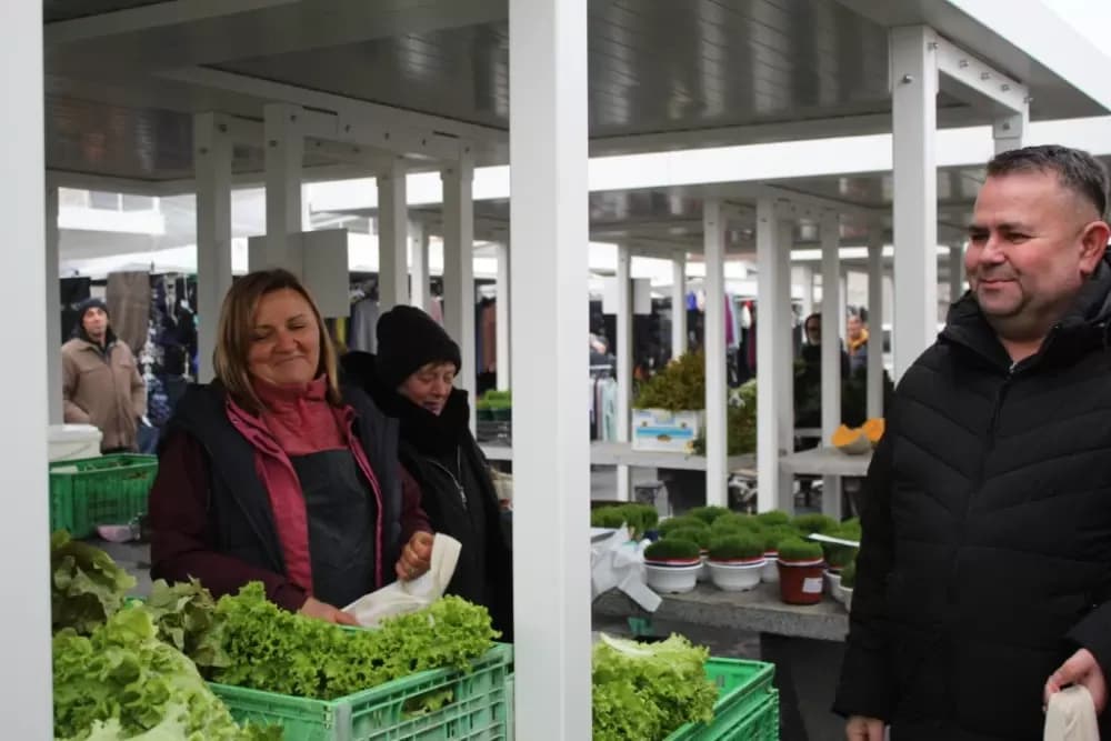 Blagdanski znak pažnje za zakupce požeške tržnice
