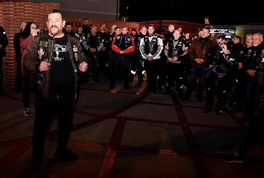 Sudionici moto karavane za Vukovar u Požegi