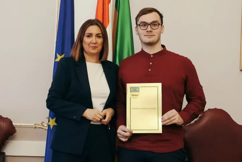 Dodijeljene županijske stipendije: 18 studenata dobilo ugovore Požeško-slavonske županije