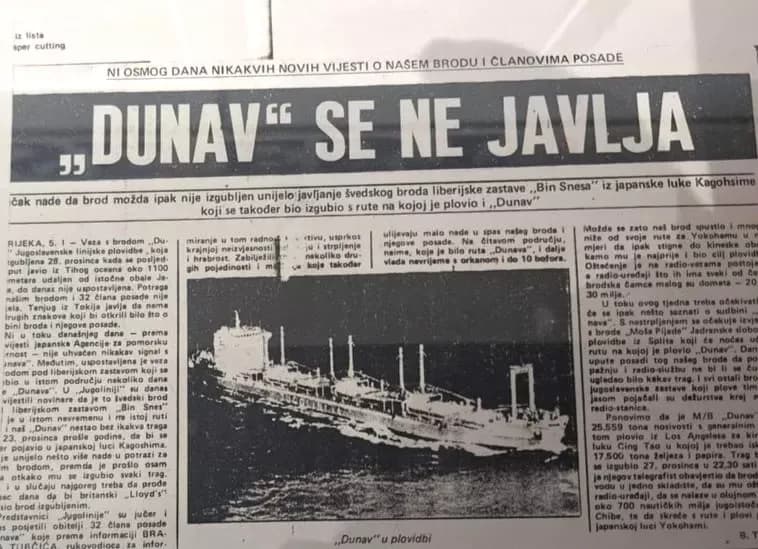 Pola stoljeća od tragedije broda „Dunav“: Sjećanje na nestalog Gojka Novaka iz Blacka