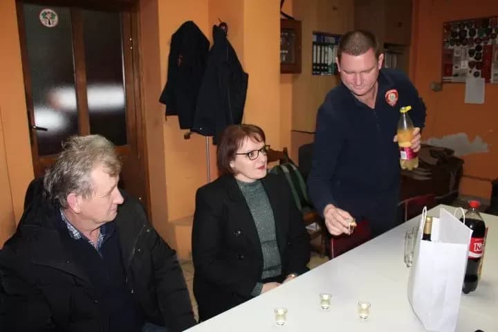 Gradonačelnica Marija Šarić na Silvestrovo obišla dežurne žurne službe u Pleternici