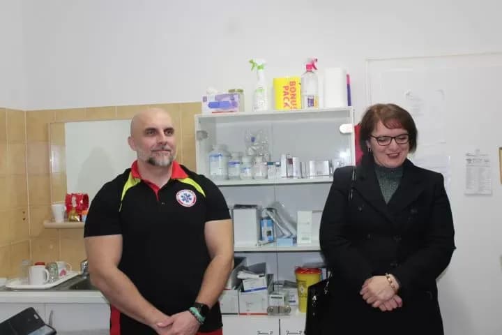 Gradonačelnica Marija Šarić na Silvestrovo obišla dežurne žurne službe u Pleternici