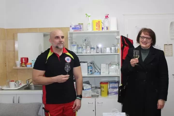 Gradonačelnica Marija Šarić na Silvestrovo obišla dežurne žurne službe u Pleternici