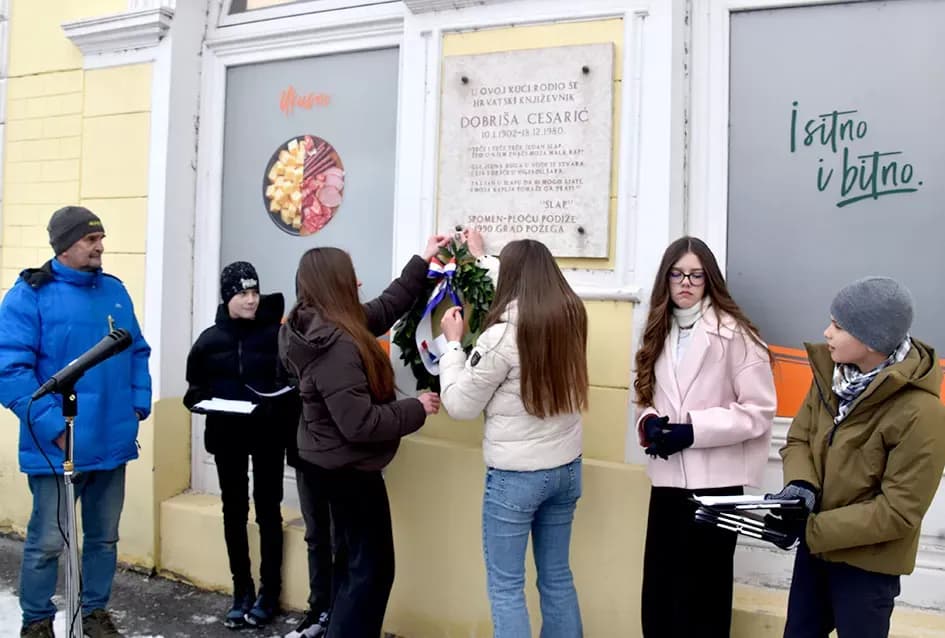 POŽEGA OBILJEŽAVA ROĐENDAN VELIKOG PJESNIKA: Započeo 21. projekt „Cesarić u Cesariću