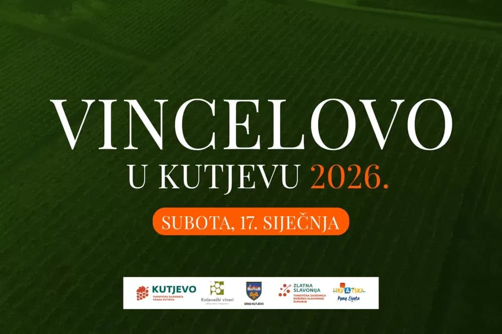 Kutjevo ove subote slavi Vincelovo na Trgu graševine