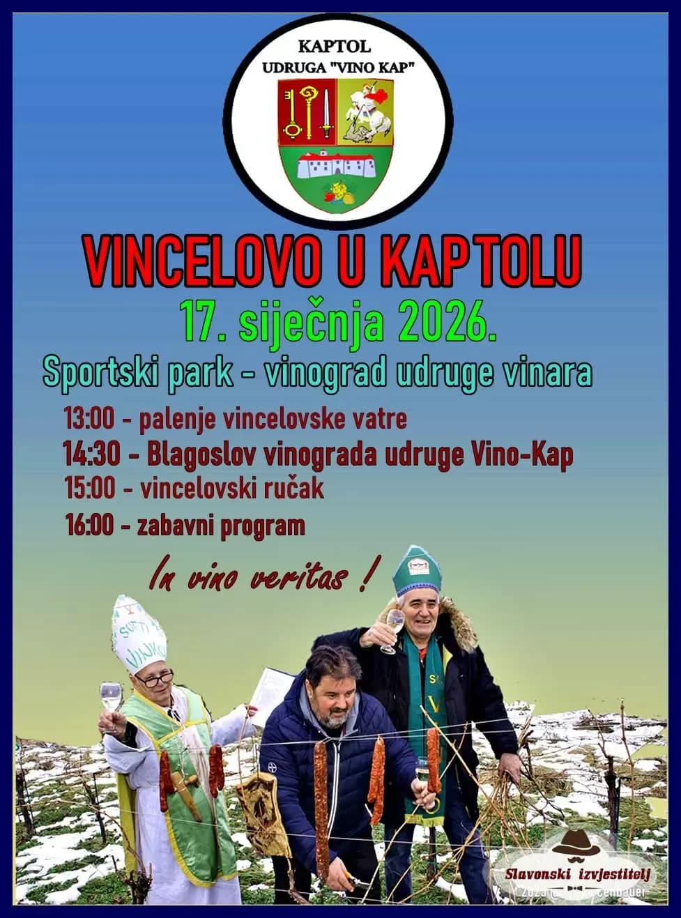 Kaptol i okolna mjesta u slavlju Vincelova