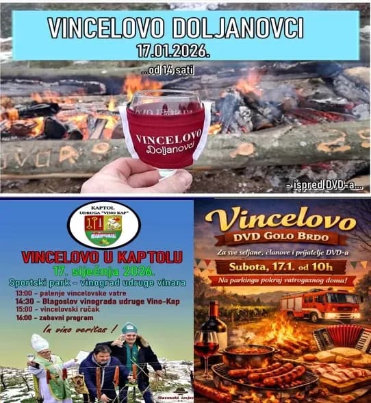 Kaptol i okolna mjesta u slavlju Vincelova