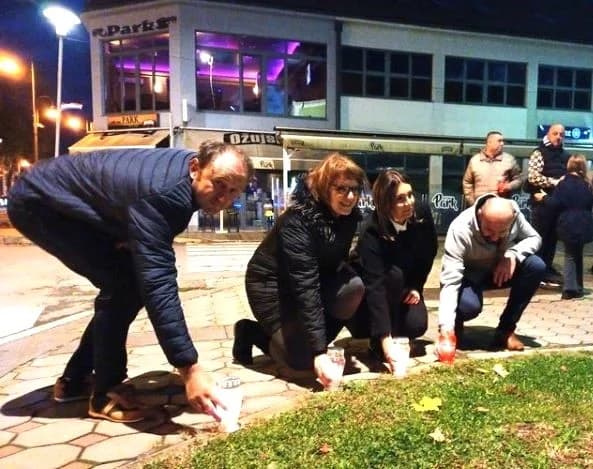 ZA ŽRTVE VUKOVARA I ŠKABRNJE: Sinoć u Pleternici upriličeno u večernjim satima zajedničko paljenje lampiona