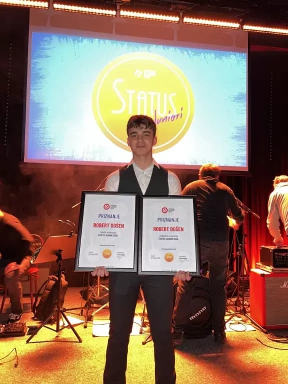 Požeški učenik Robert Došen na bisernici najbolji instrumentalista