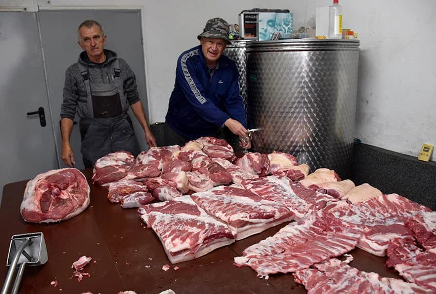 TRADICIONALNO SALVONKO KOLINJE U OBITELJI ĐURINA: Dva dana po starom kutjevačkom običaju