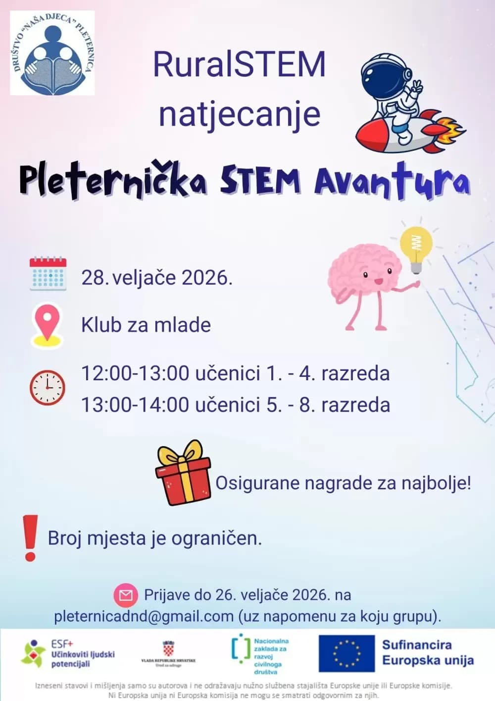 Poziv djeci na RuralSTEM natjecanje: spoj tehnologije, turizma i istraživanja!