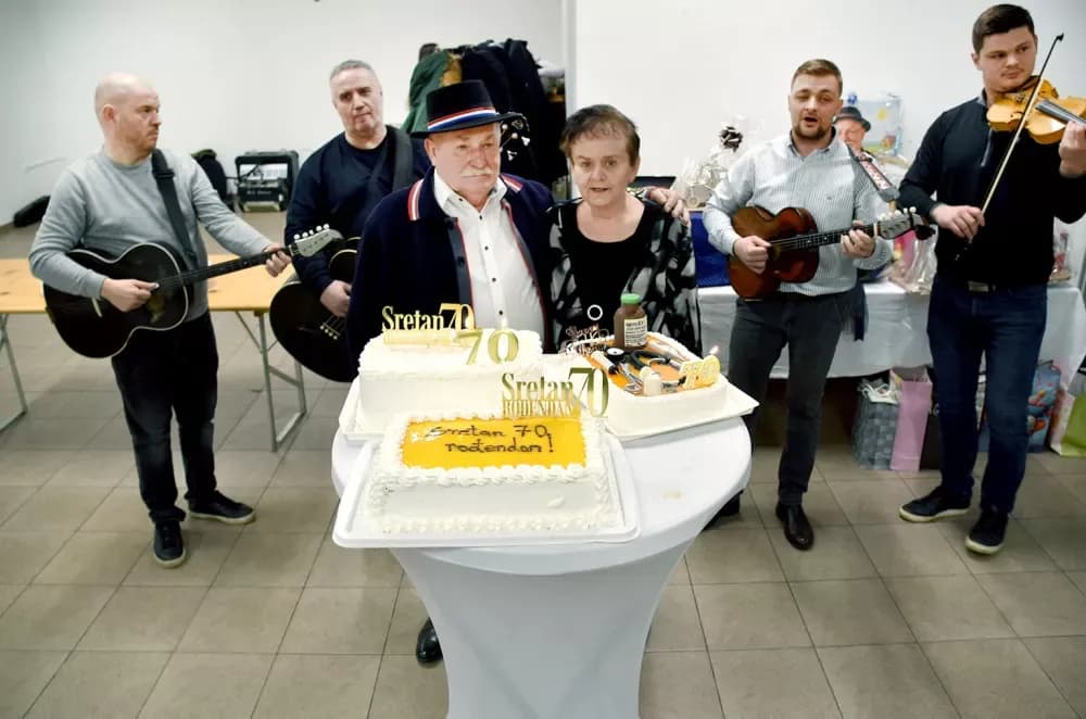 Veselje u Radovancima: Slavko Kovačević uz obitelj i brojne prijatelje proslavio 70. rođendan
