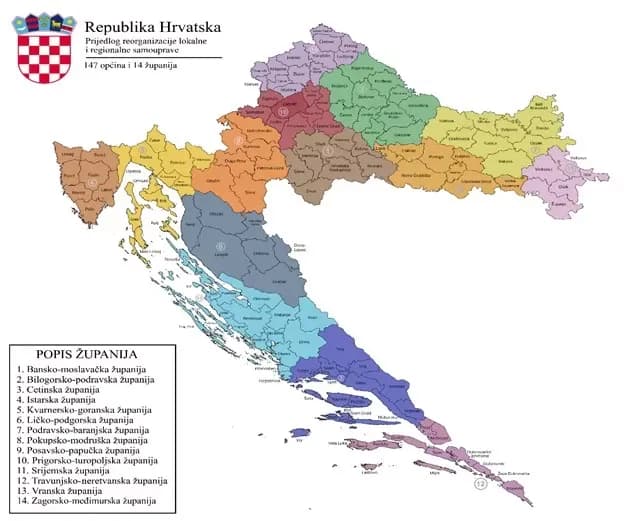 Požege nema ni u tragovima: Nova karta Hrvatske briše grad iz središta Požeško-slavonske županije