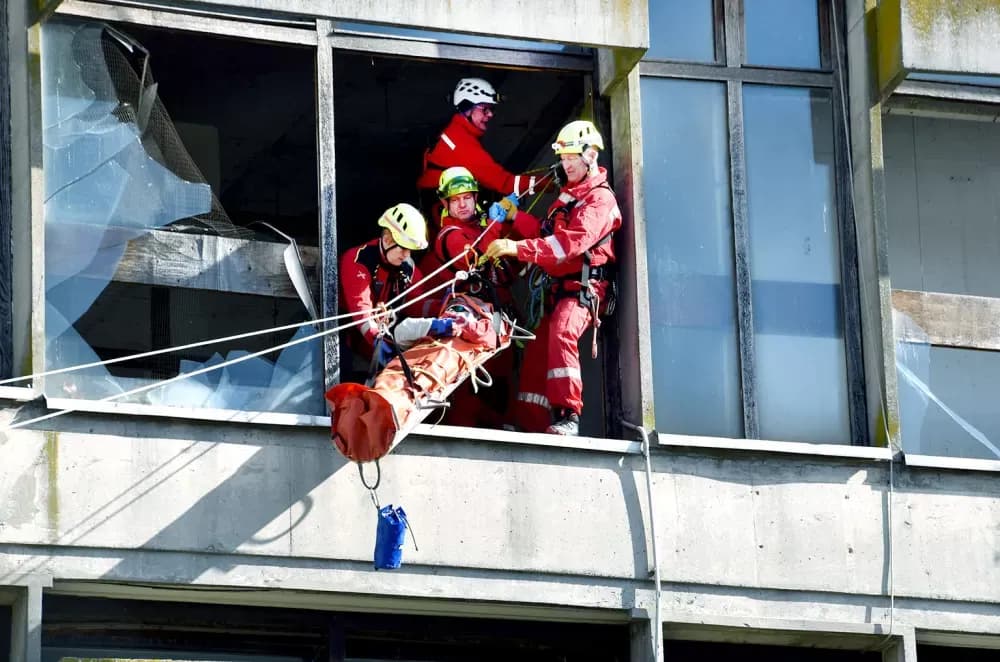 Vatrogasci, hitna, Crveni križ i HGSS na zajedničkoj vježbi u Požegi