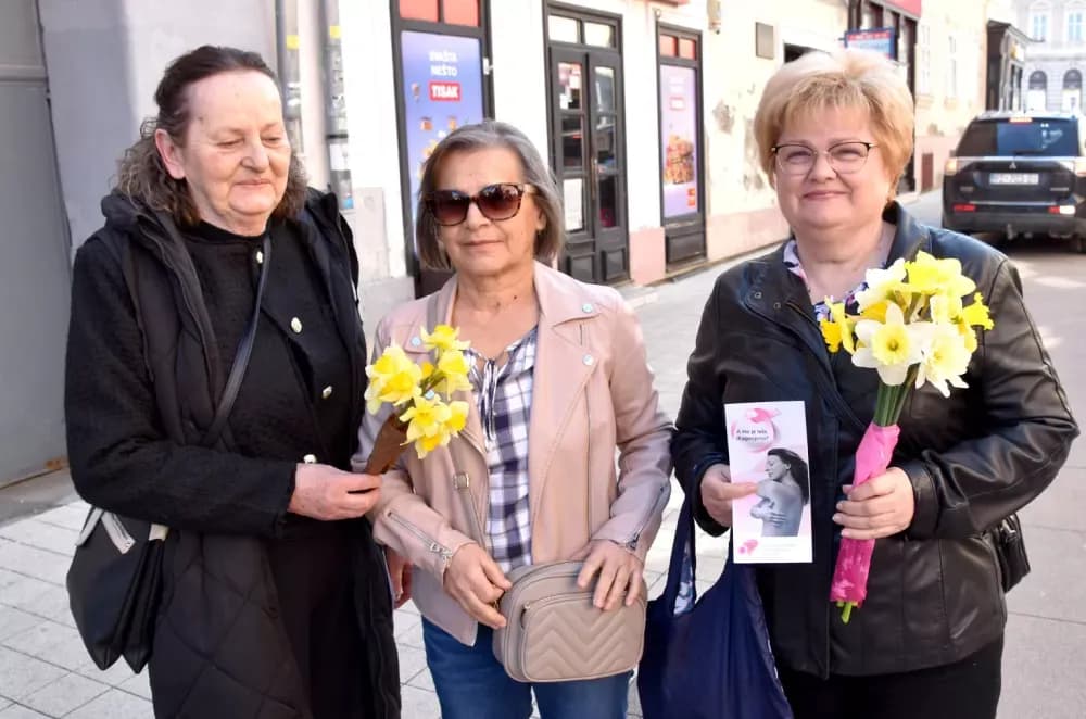 Dan narcisa u Požegi podsjetio na važnost preventivnih pregleda i ranog otkrivanja raka dojke