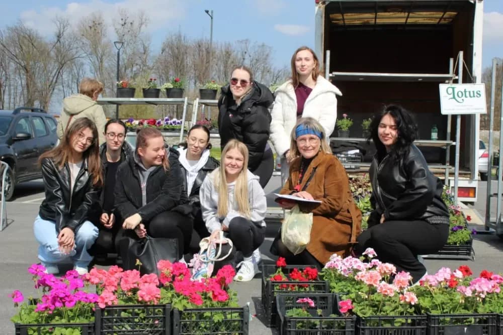 Studenti fakulteta turizma i ruralnog razvoja na požeškoj tržnici