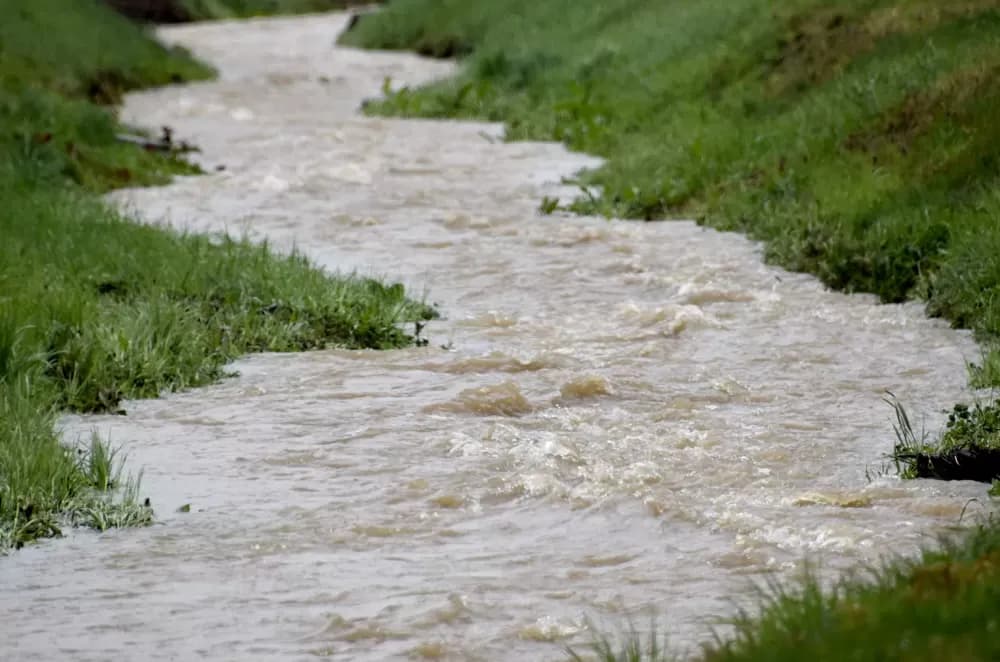 Kutjevački kraj pod vodom: Obilne oborine pretvorile polja u jezera, vrhovi Krndije pod snijego