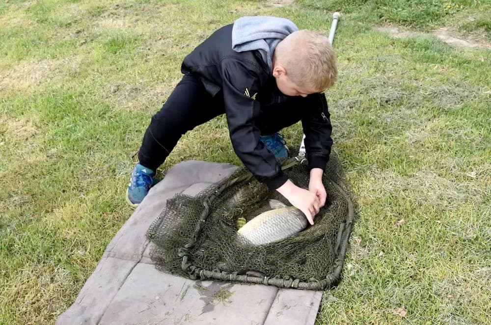 Nasljednik obiteljske tradicije: Mladi Robert Starčević ulovio svog prvog šarana
