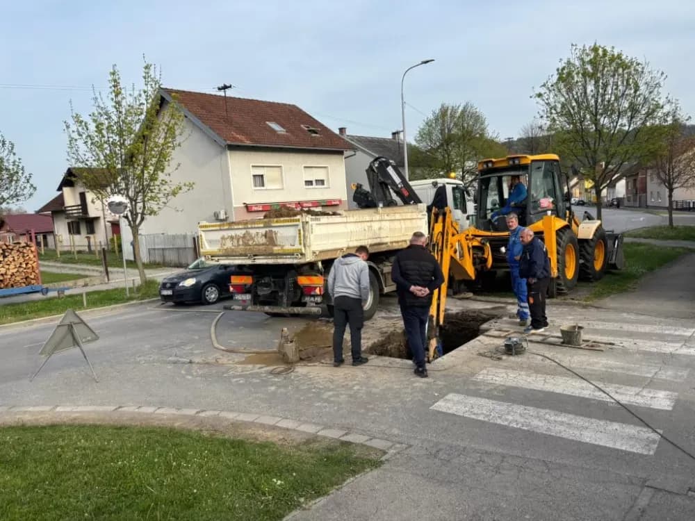 Novi kvar na gotovo istom mjestu: Dio Požege opet bez vode