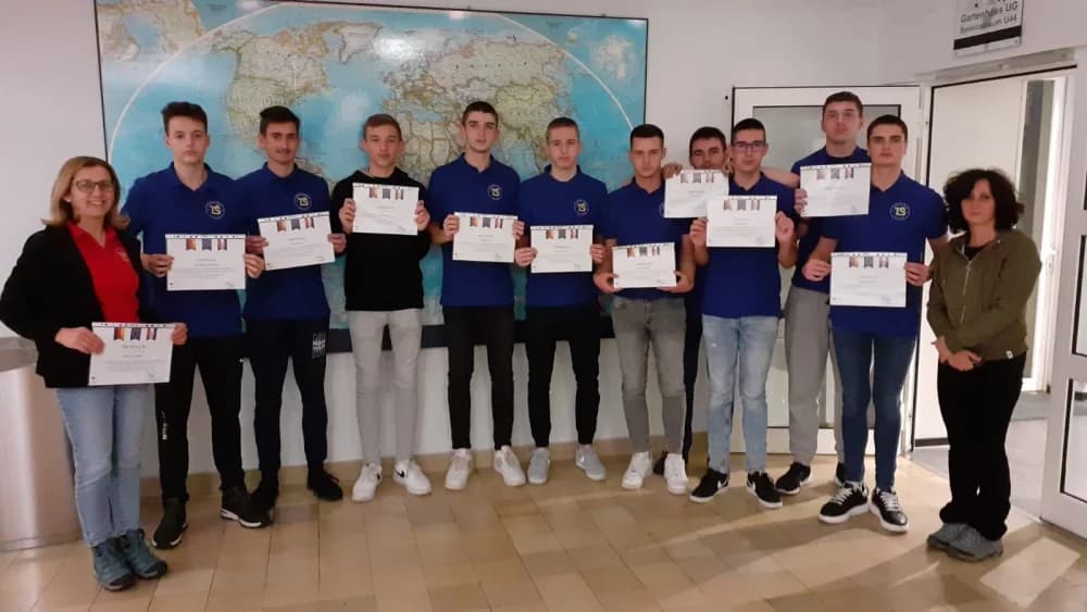 Završena prva mobilnost učenika požeške Tehničke škole u Frankfurtu za školsku 2023./2024. godinu