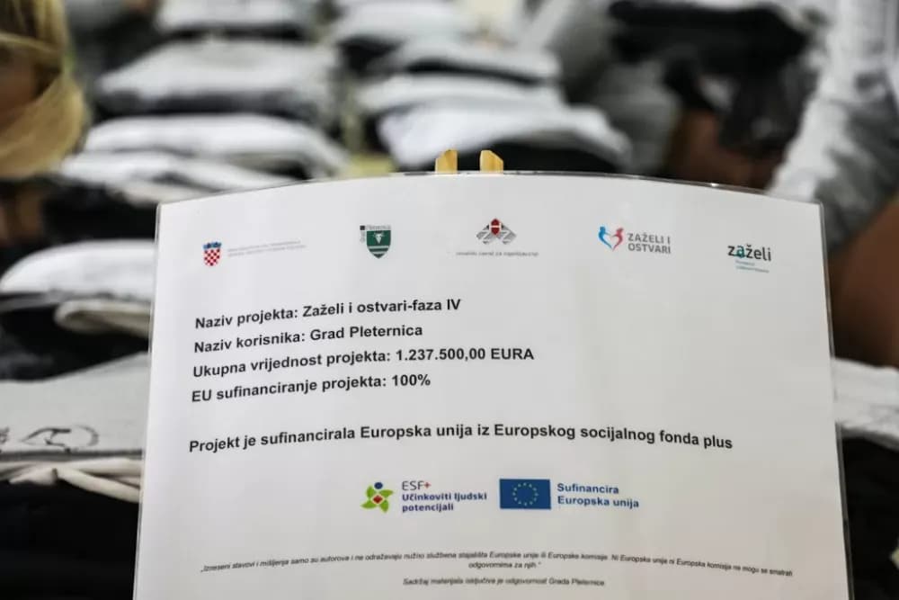 Jačanje podrške starijima i nemoćnima u Pleternici : Projekt Zaželi donosi konkretnu pomoć na terenu