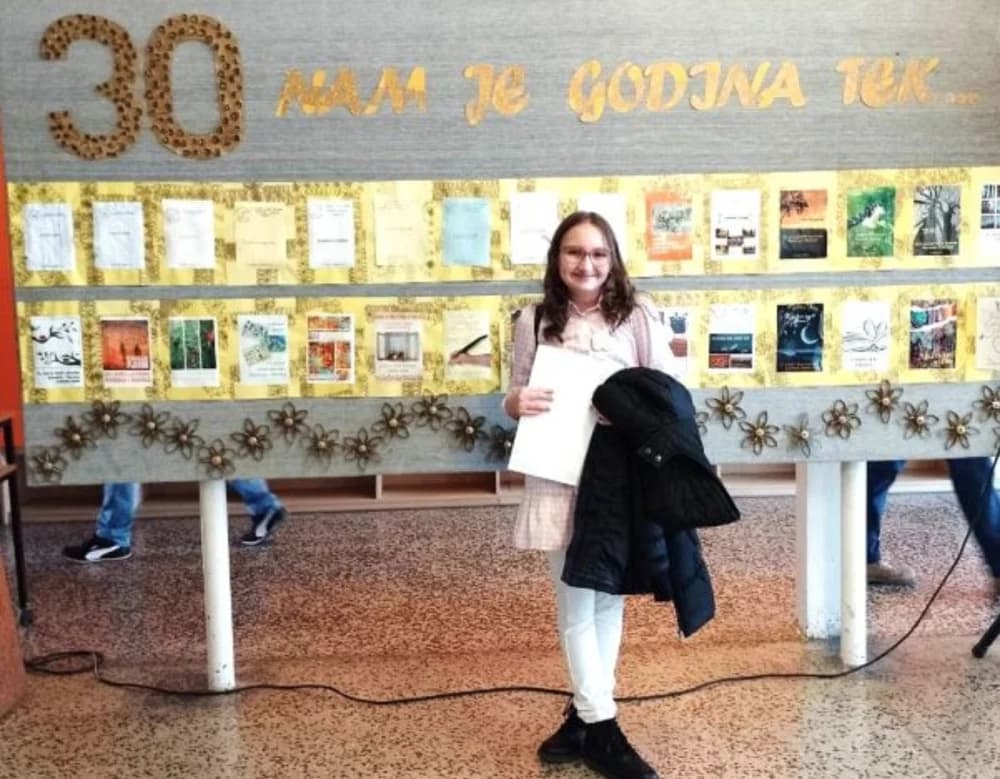 Pjesma pleterničke učenice Ane Didović uvrštena u zbirku „Zapisi odrastanja“