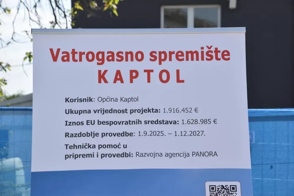Lončarević nastavio gdje je Pavičić stao: Počela gradnja vatrogasnog spremišta