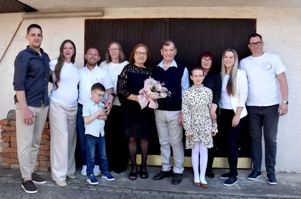 Zlatni pir požeške obitelji Genjaga: Pola stoljeća ljubavi, rada i zajedništva