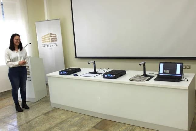 NOVI PROJEKT PLETERNIČKE KNJIŽNICE Nabavljen stroj za čitanje vrijedan gotovo 5.000 eura