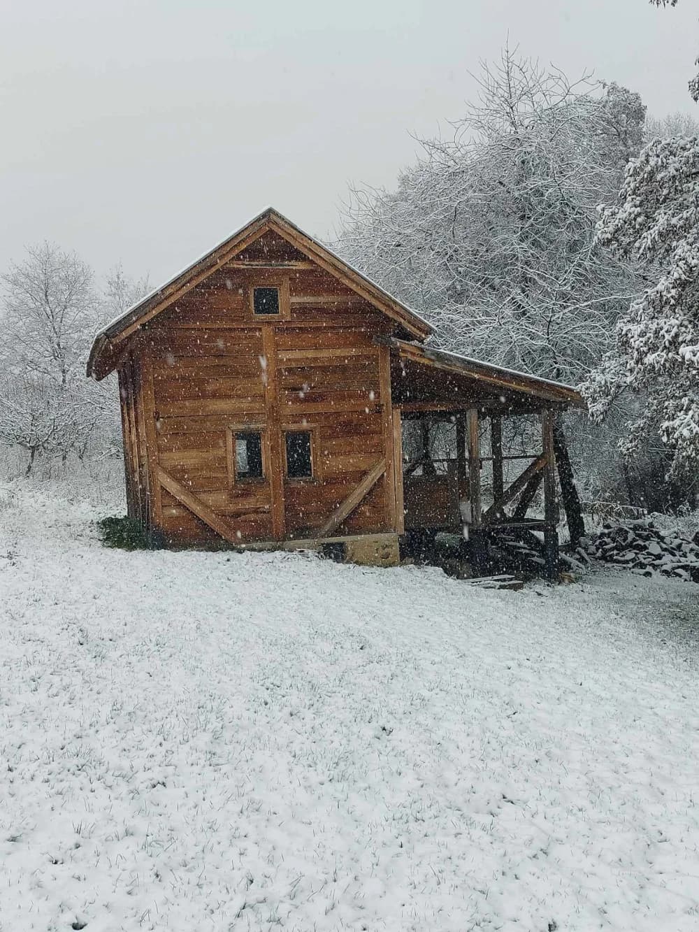 Snježna idila u kaptolačkom kraju