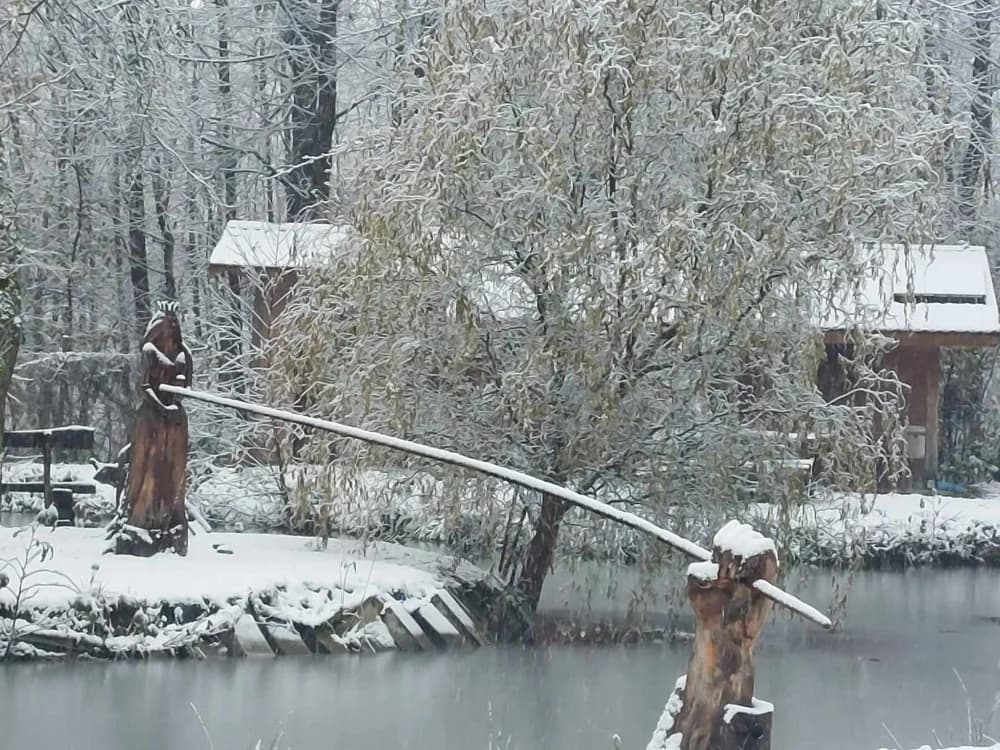 Snježna idila u kaptolačkom kraju