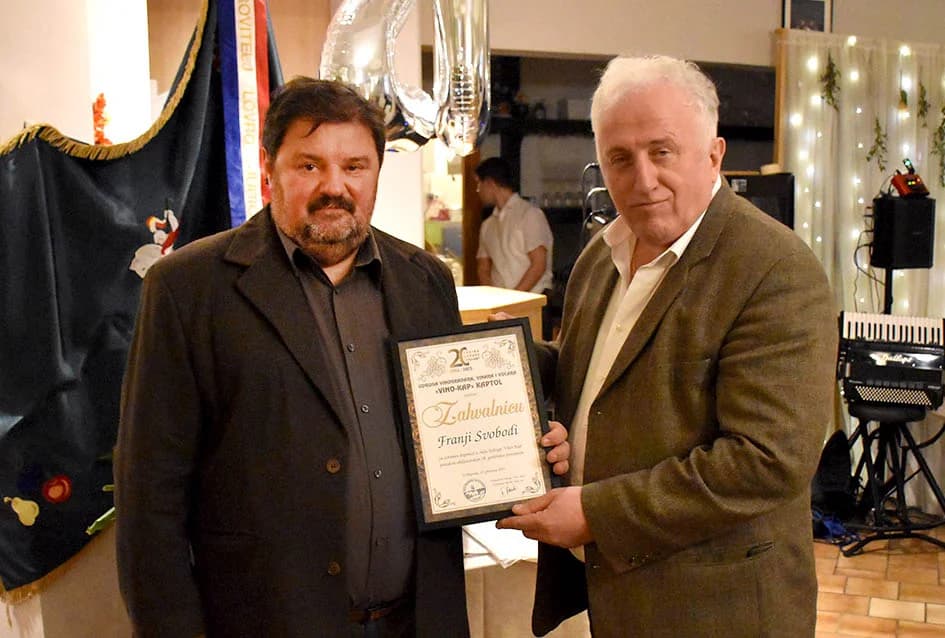 Dva desetljeća uspješnog rada Udruge voćara, vinogradara i vinara „Vino-Kap“ iz Kaptola