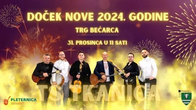SILVESTROVO U PLETERNICI: Podnevni doček Nove godine uz Tamburaški sastav „Tkanica“, balone dobrih želja, besplatne kobasice i vino