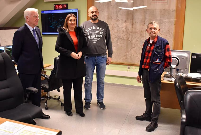 Gradonačelnik Glavić i županica Jozić posjetili dežurne službe u novogodišnjoj noći