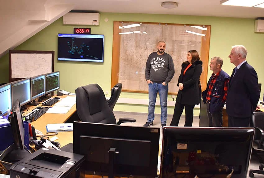 Gradonačelnik Glavić i županica Jozić posjetili dežurne službe u novogodišnjoj noći